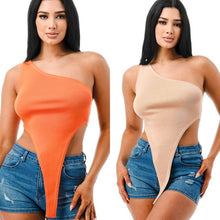 Load image into Gallery viewer, One Shoulder Crop Top (Multiple Color Options)
