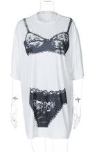 Load image into Gallery viewer, Lil Lingerie T-Shirt Dress
